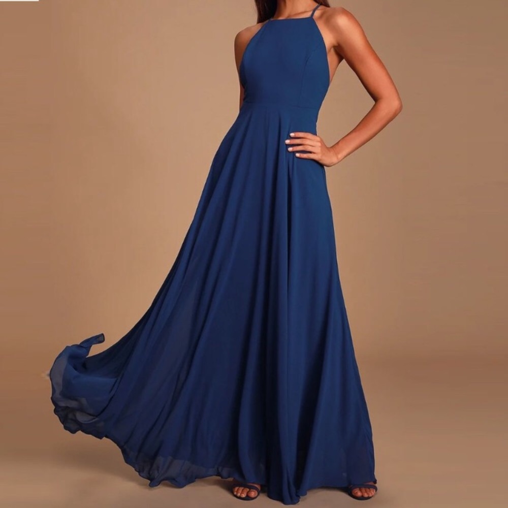 Lulus blue dress